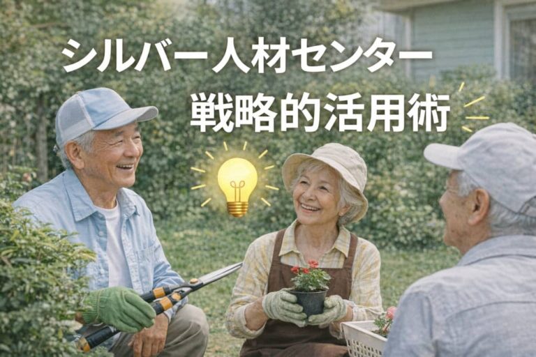 シルバー人材センター戦略的活用術